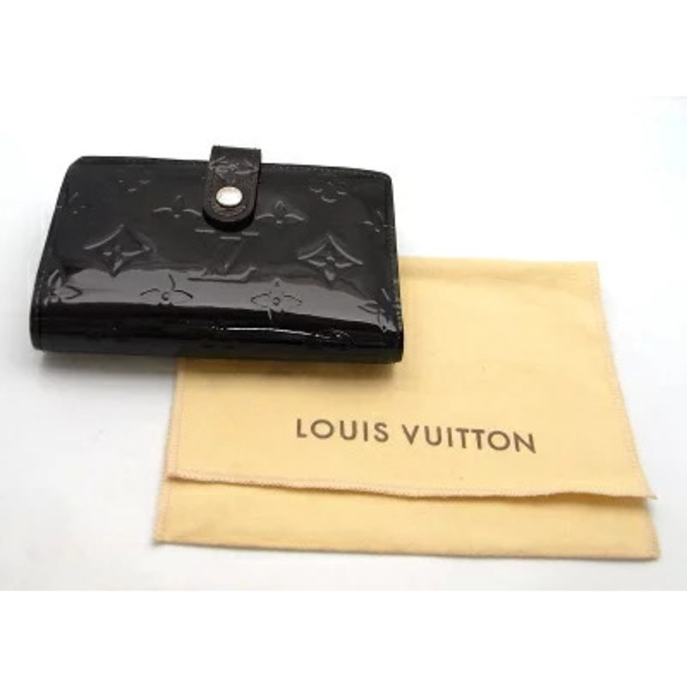 Louis Vuitton Vernis Amarante Wallet Portefeuille Viennois Wallet